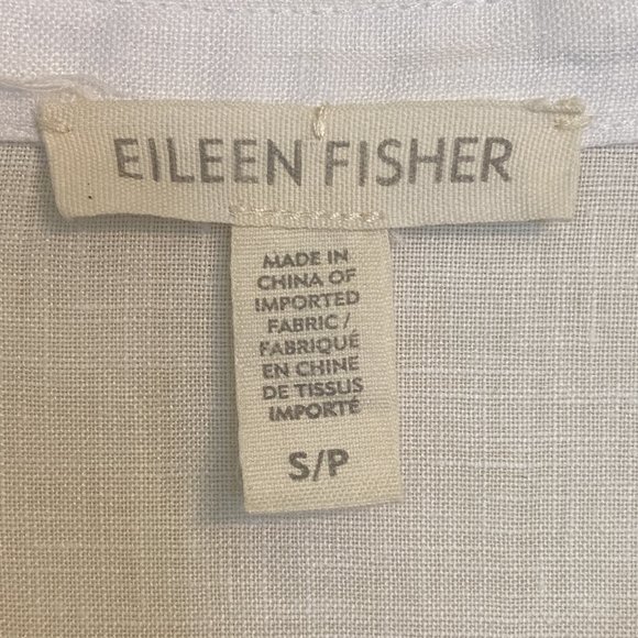 Eileen Fisher Organic French Linen Tunic, Small - Picture 6 of 11